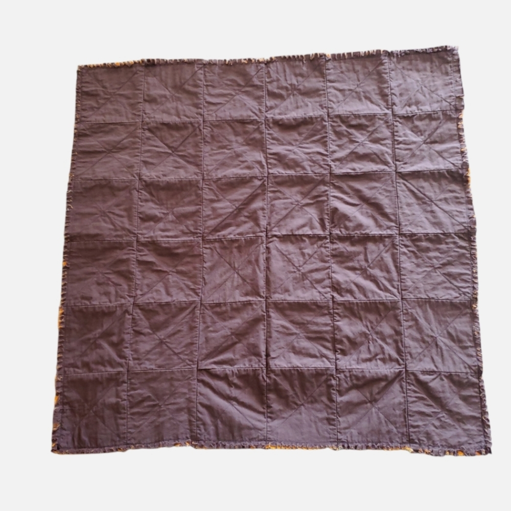 NEW Homemade Baby Boy Rag Quilt Forest Friends/Multi Color - Picture 8 of 12
